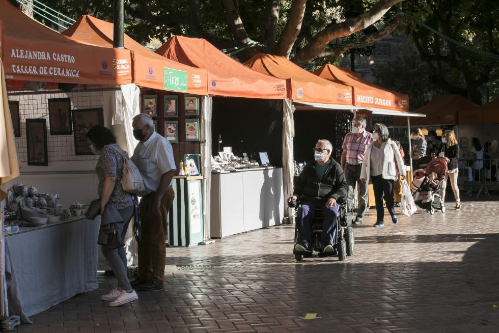 Muestra de Artesanía y Agroalimentaria Aragonesa en el Pilar 2021
