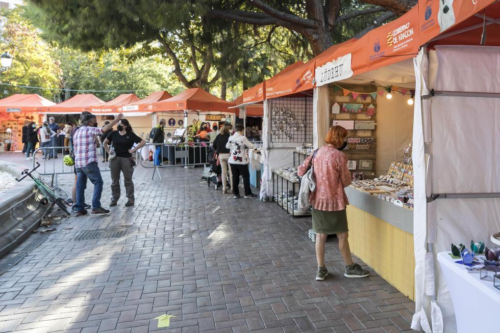 Muestra de Artesanía y Agroalimentaria Aragonesa en el Pilar 2021