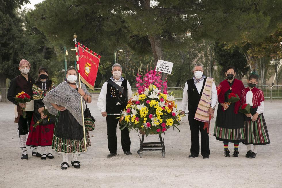 Grupos de la Ofrenda del Pilar 2021. Casa Castilla la Mancha