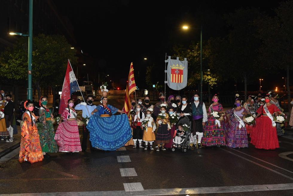 Grupos de la Ofrenda del Pilar 2021. Crupo Colegio Nuestra Señora de la Merced