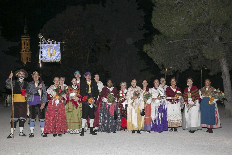 Grupos de la Ofrenda del Pilar 2021. Grupo 1 Cofradía de la entrada de Jesús en Jerusalén