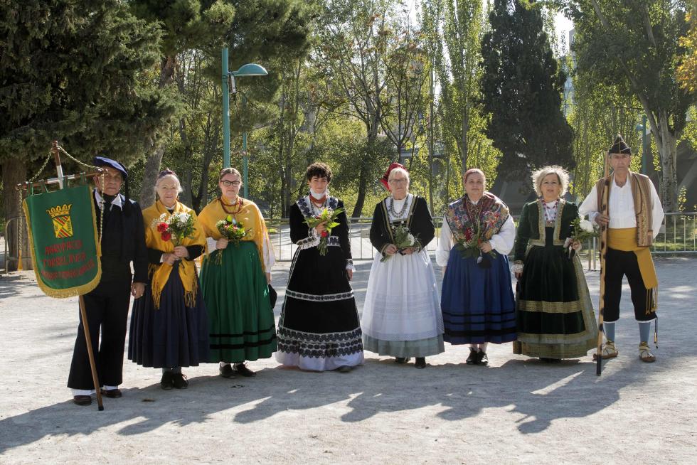 Grupos de la Ofrenda del Pilar 2021. Grupo Agrupación Torrelavega Trajes Tradicionales