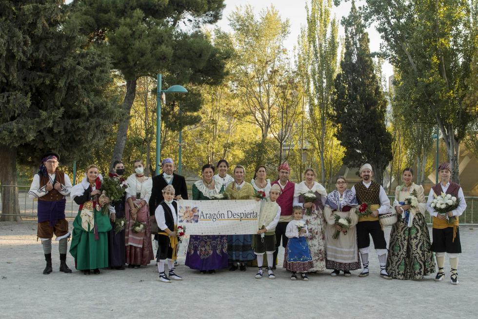 Grupos de la Ofrenda del Pilar 2021. Grupo Aragón Despierta