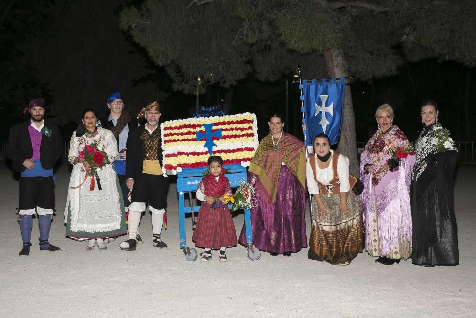 Grupos de la Ofrenda del Pilar 2021. Grupo Aragón siempre Arriva