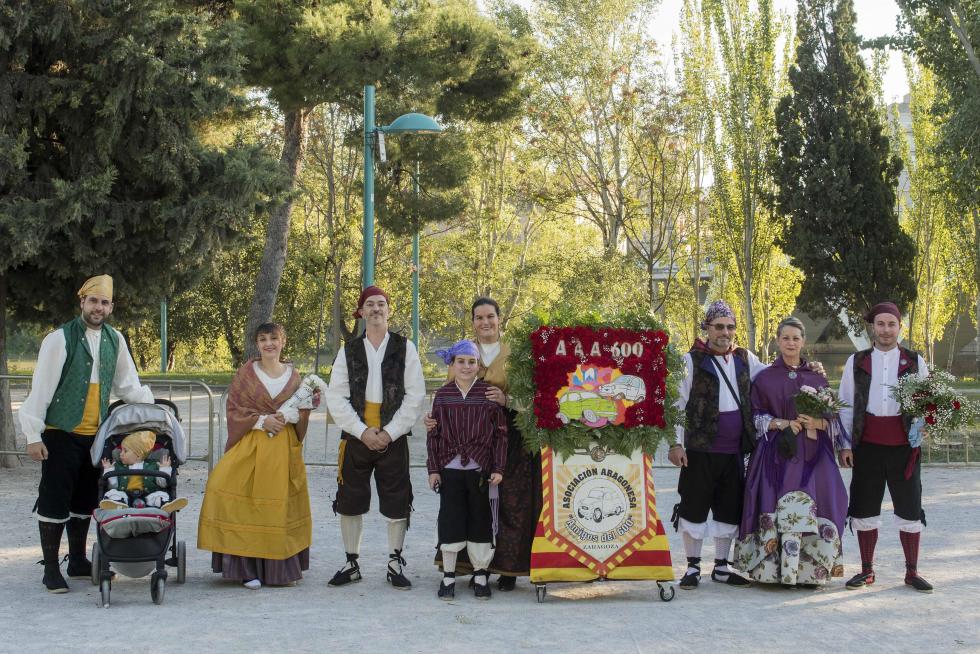 Grupos de la Ofrenda del Pilar 2021. Grupo Asoc Aragonesa amigos del 600