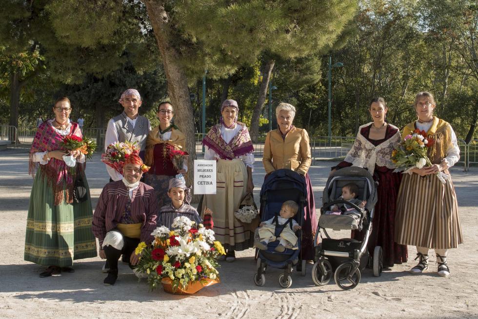Grupos de la Ofrenda del Pilar 2021. Grupo Asoc de mujeres Prado Cetina