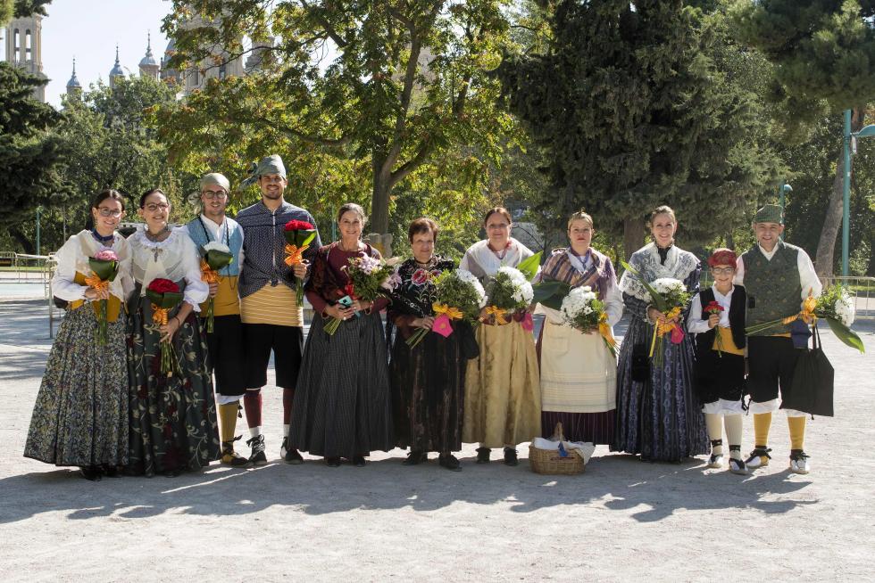 Grupos de la Ofrenda del Pilar 2021. Grupo Beceite