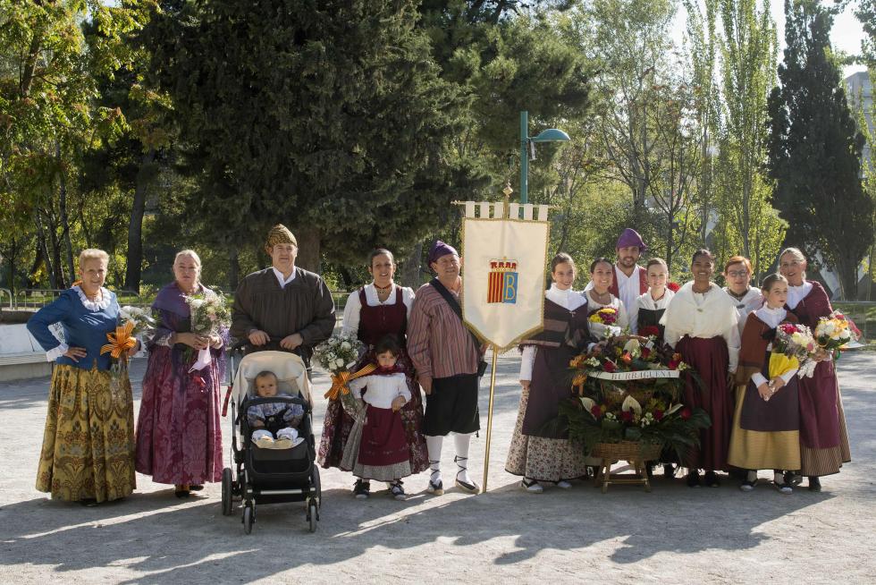 Grupos de la Ofrenda del Pilar 2021. Grupo Burbáguena