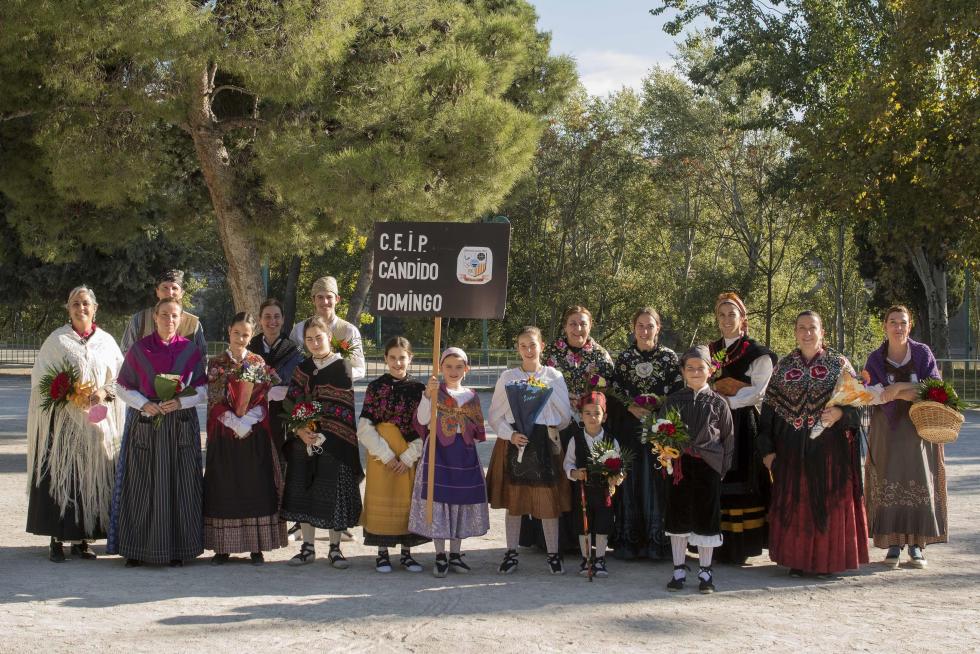 Grupos de la Ofrenda del Pilar 2021. Grupo C.E.I.P Candido Domingo