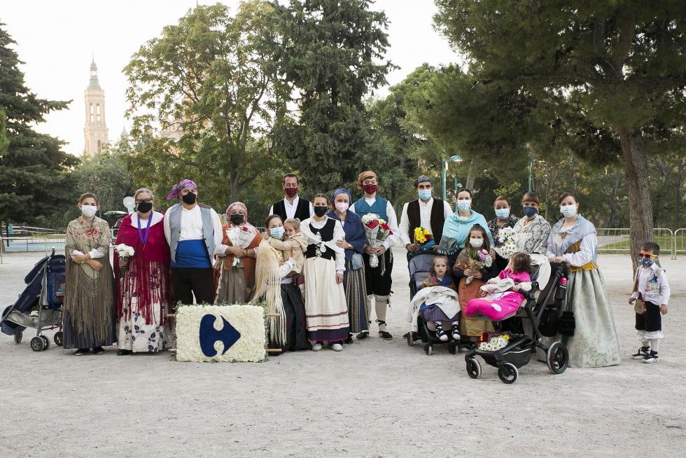 Grupos de la Ofrenda del Pilar 2021. Grupo Carrefour