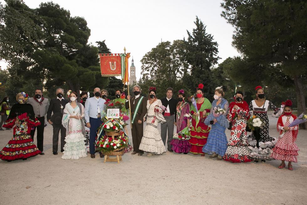 Grupos de la Ofrenda del Pilar 2021. Grupo Casa de Andalucía