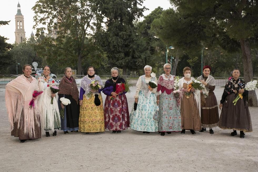 Grupos de la Ofrenda del Pilar 2021. Grupo Casa Teruel