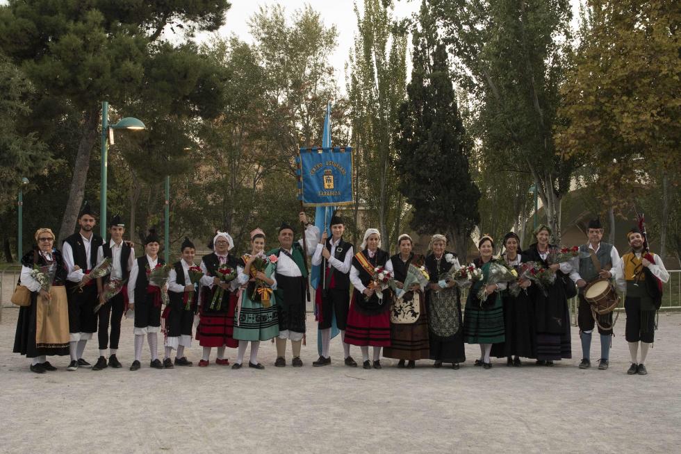 Grupos de la Ofrenda del Pilar 2021. Grupo Centro Asturiano de Zaragoza