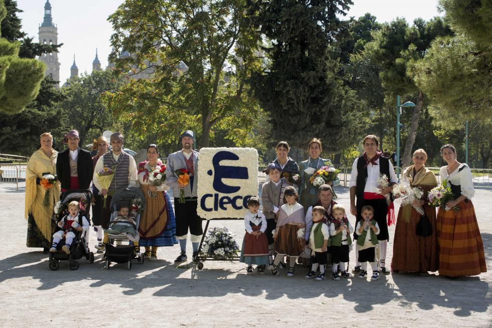 Grupos de la Ofrenda del Pilar 2021. Grupo Clece