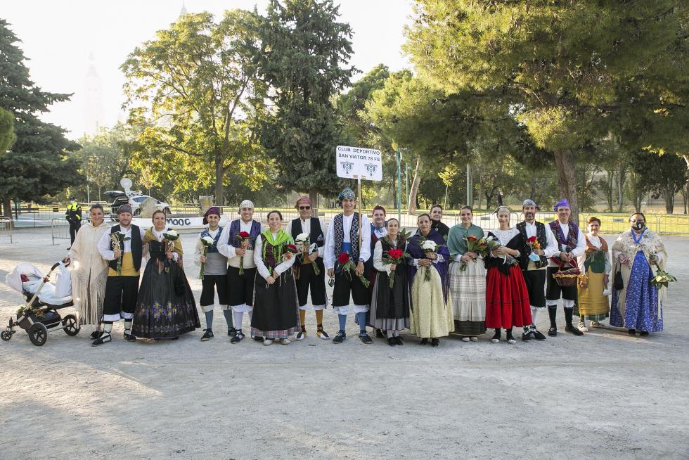 Grupos de la Ofrenda del Pilar 2021. Grupo Club deportivo San Viator