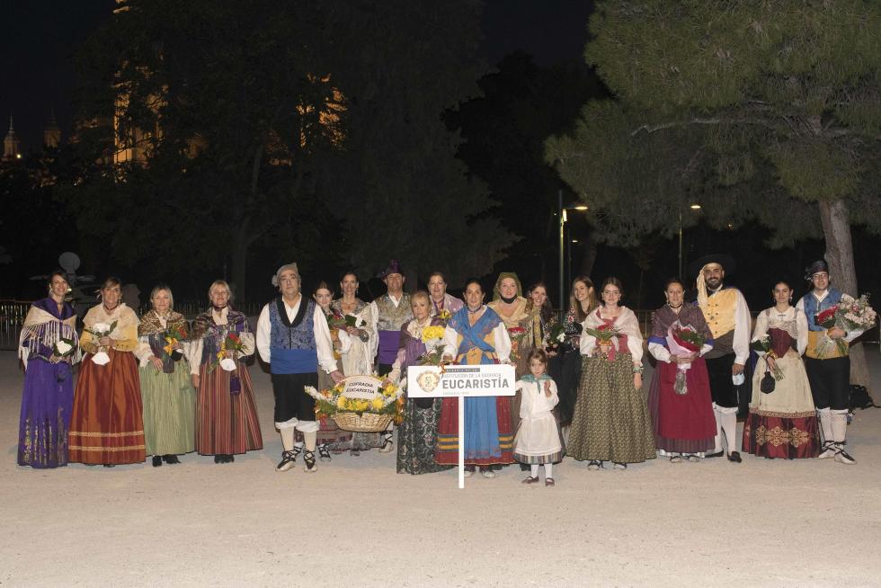 Grupos de la Ofrenda del Pilar 2021. Grupo Cofradía de la Inst de la Sagrada Eucaristia