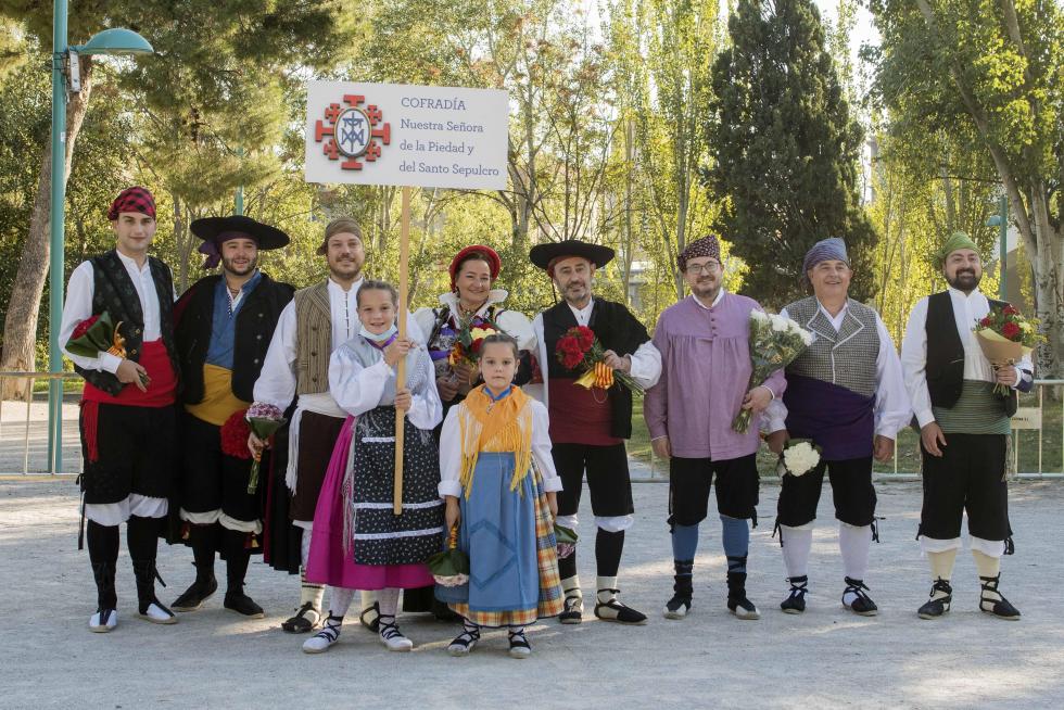 Grupos de la Ofrenda del Pilar 2021. Grupo Cofradía de la Piedad