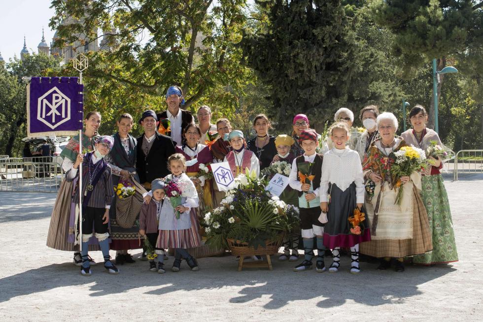 Grupos de la Ofrenda del Pilar 2021. Grupo Cofradía del Descendimiento