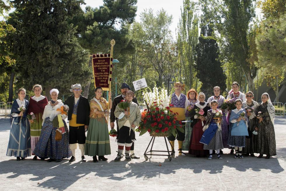 Grupos de la Ofrenda del Pilar 2021. Grupo Cofradía del Señor atado a la Columna