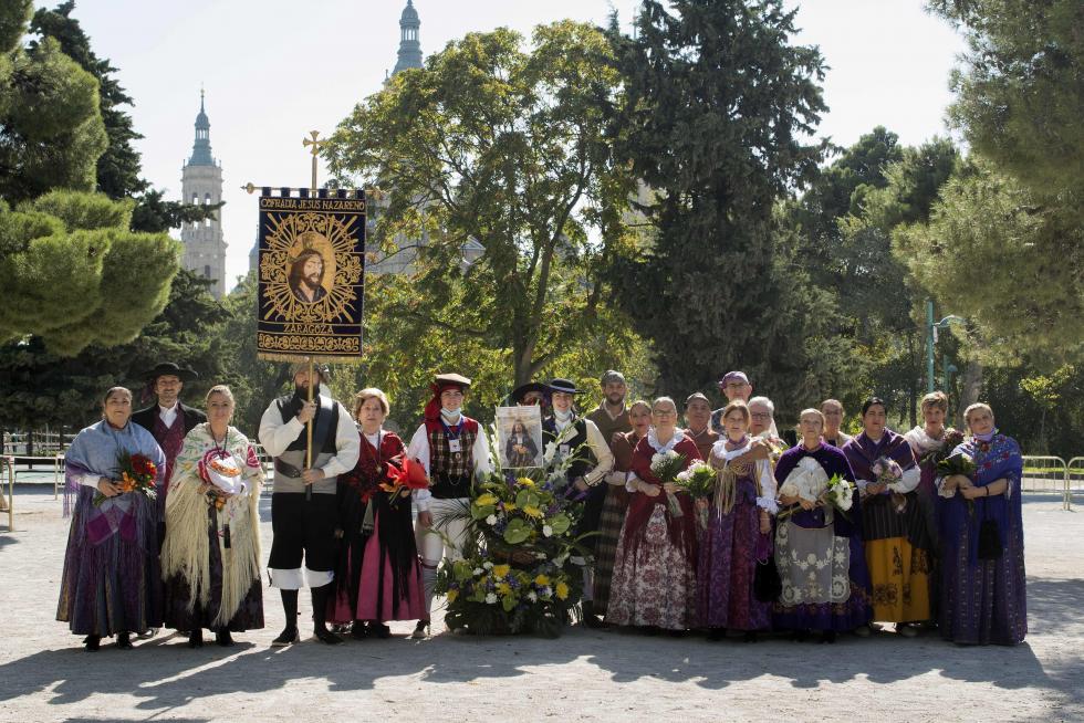 Grupos de la Ofrenda del Pilar 2021. Grupo Cofradía Jesús Nazareno