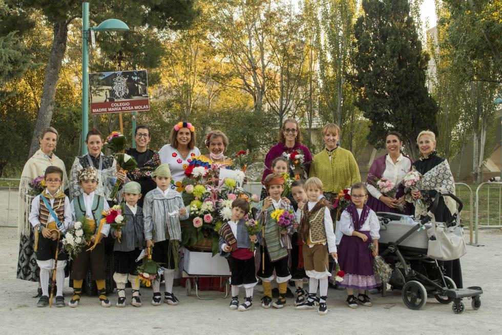 Grupos de la Ofrenda del Pilar 2021. Grupo Colegio Madre María Rosa Molas