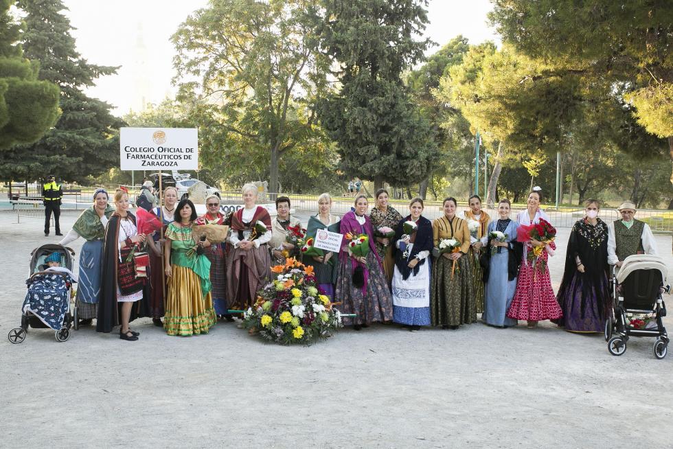 Grupos de la Ofrenda del Pilar 2021. Grupo Colegio Oficial de Farmecéuticos