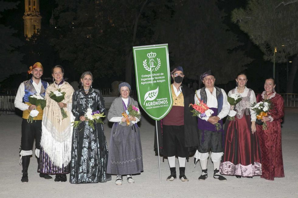 Grupos de la Ofrenda del Pilar 2021. Grupo Colegio oficial de Ingenieros Técnicos Agrícolas de Aragón
