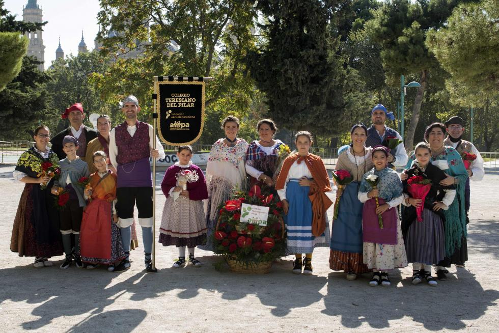 Grupos de la Ofrenda del Pilar 2021. Grupo Colegio Teresiano del Pilar