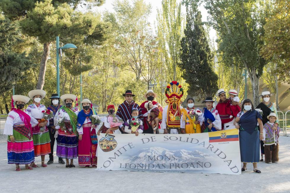 Grupos de la Ofrenda del Pilar 2021. Grupo Comité de Solidaridad Mons Leonidas Proaño