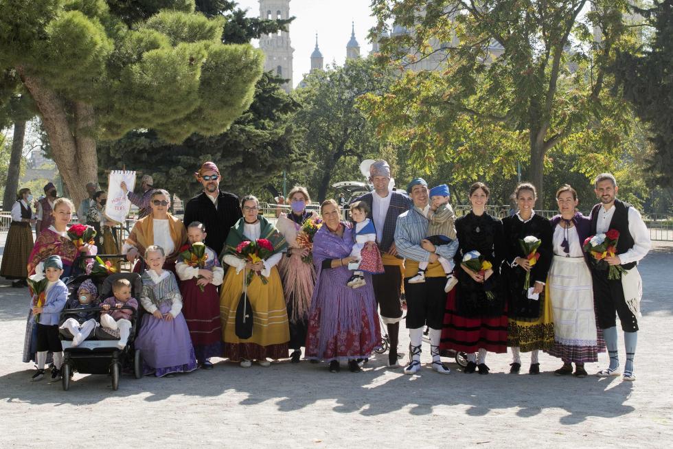 Grupos de la Ofrenda del Pilar 2021. Grupo Comusat Telecom