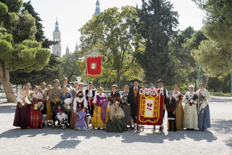 Grupos de la Ofrenda del Pilar 2021. Grupo Daroca