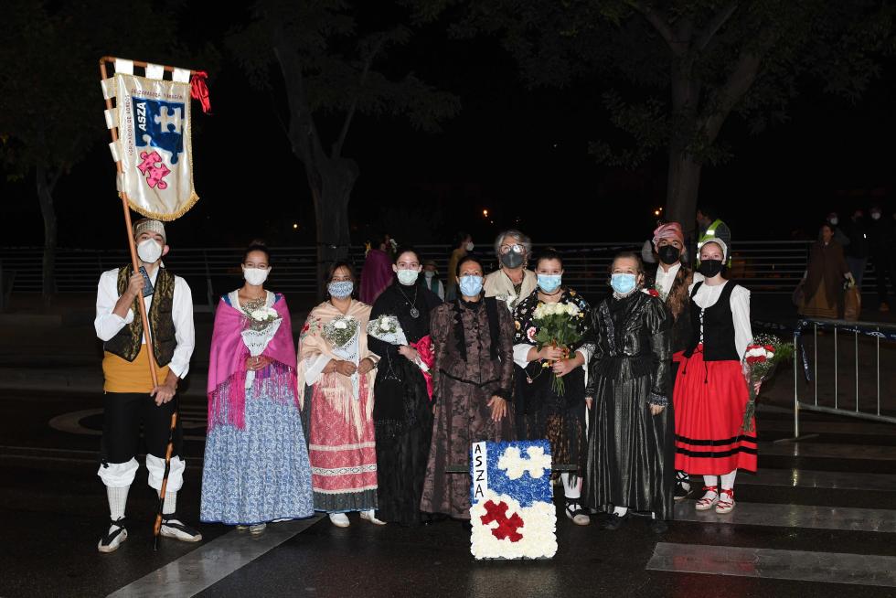 Grupos de la Ofrenda del Pilar 2021. Grupo de personas Sordas
