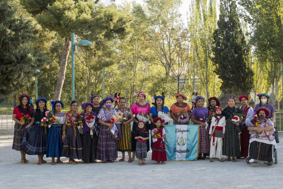 Grupos de la Ofrenda del Pilar 2021. Grupo Delegación de Guatemala