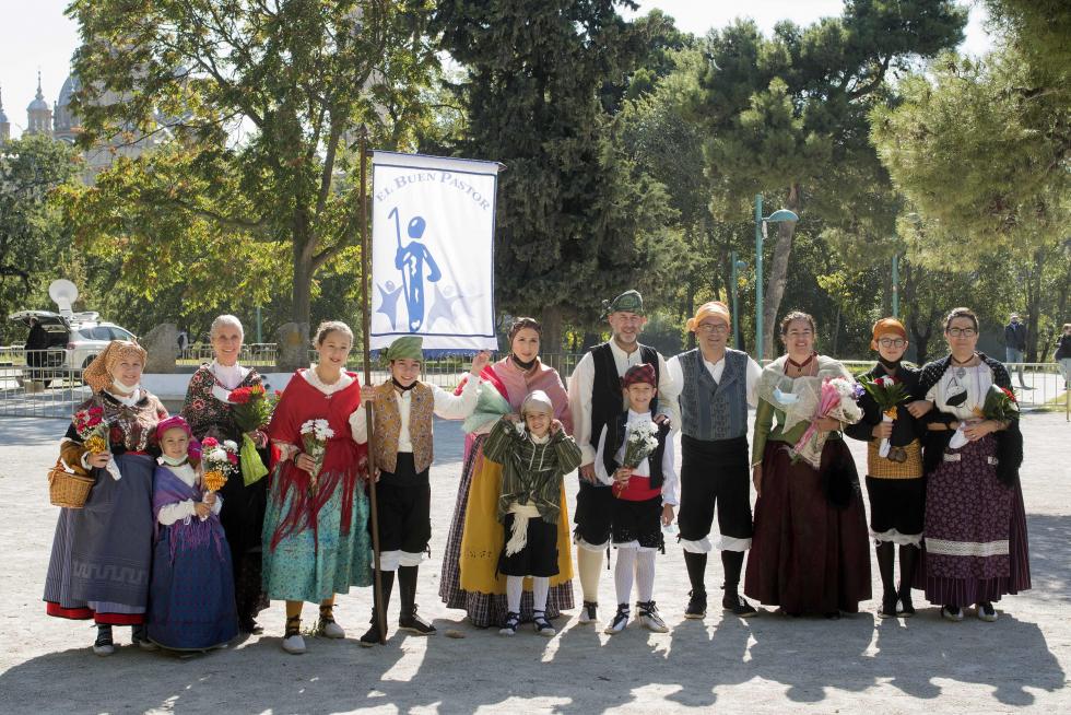 Grupos de la Ofrenda del Pilar 2021. Grupo El buen Pastor