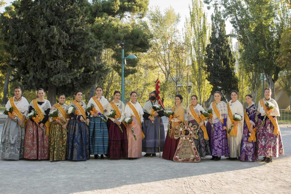 Grupos de la Ofrenda del Pilar 2021. Grupo El Burgo de Ebro