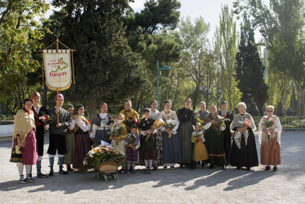 Grupos de la Ofrenda del Pilar 2021. Grupo El Calabozo Pancrudo