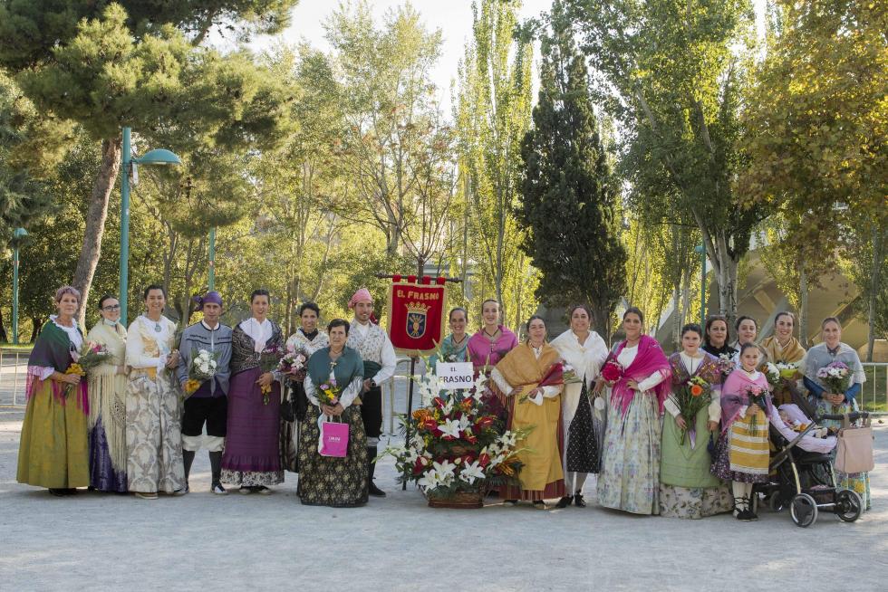 Grupos de la Ofrenda del Pilar 2021. Grupo El Frasno