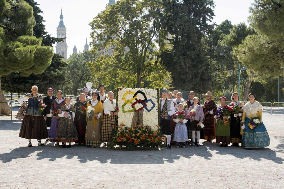 Grupos de la Ofrenda del Pilar 2021. Grupo El Olivar