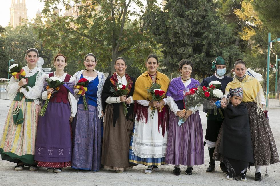 Grupos de la Ofrenda del Pilar 2021. Grupo Fundación Escolapios