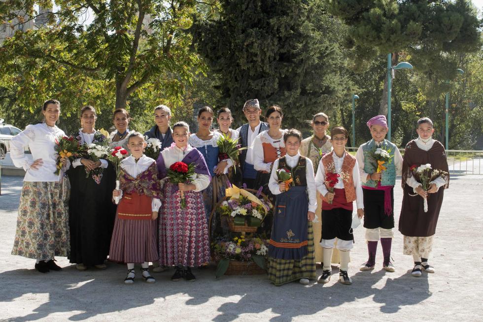 Grupos de la Ofrenda del Pilar 2021. Grupo Garrapinillos