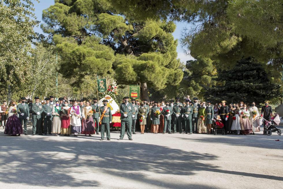 Grupos de la Ofrenda del Pilar 2021. Grupo Guardia Civil