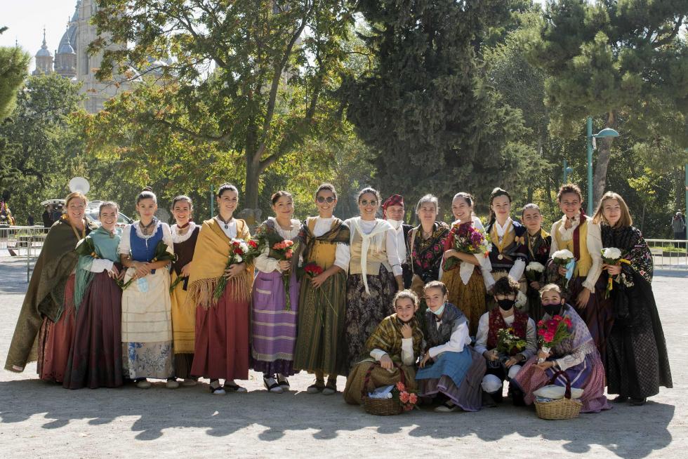 Grupos de la Ofrenda del Pilar 2021. Grupo Guías de Aragón