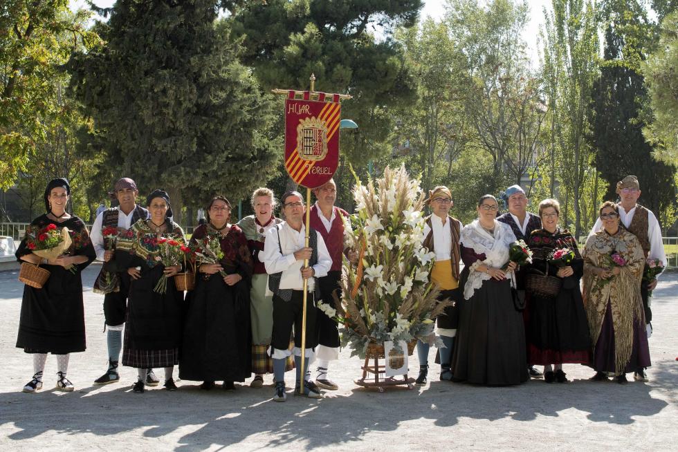 Grupos de la Ofrenda del Pilar 2021. Grupo Hijar