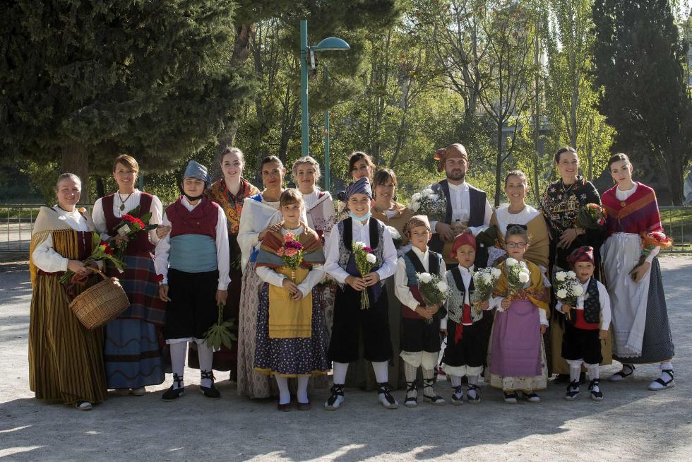Grupos de la Ofrenda del Pilar 2021. Grupo Hijas de San José