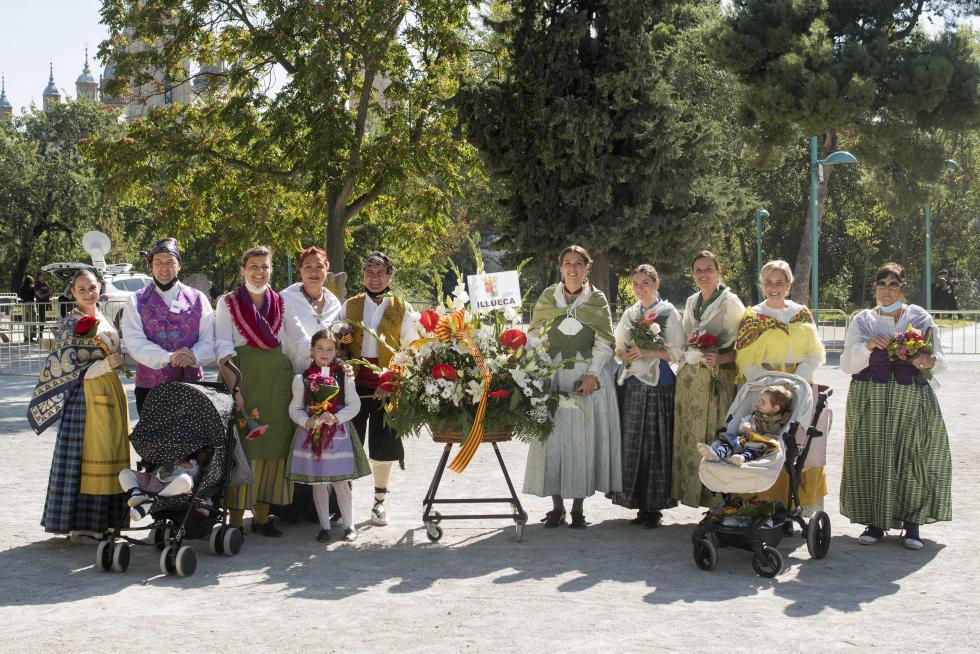 Grupos de la Ofrenda del Pilar 2021. Grupo Illueca