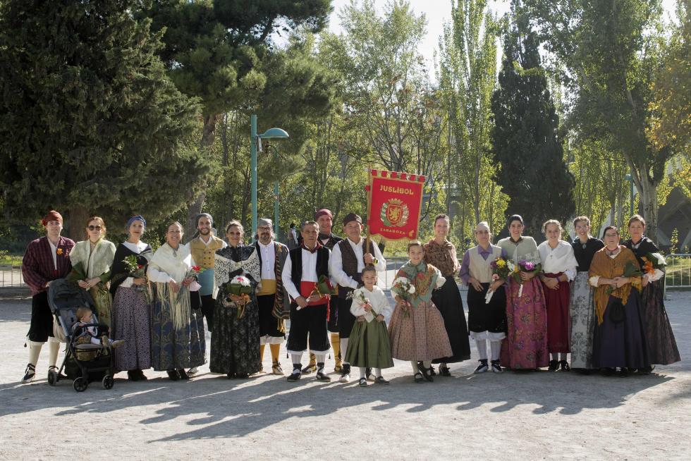 Grupos de la Ofrenda del Pilar 2021. Grupo Juslibol