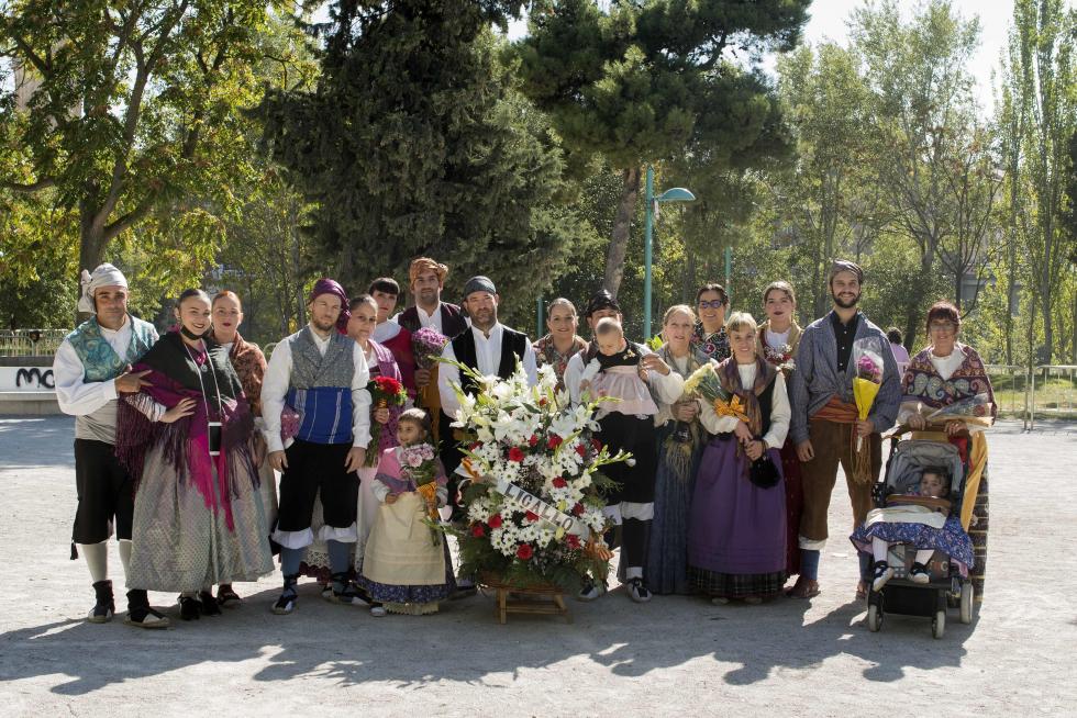 Grupos de la Ofrenda del Pilar 2021. Grupo Ligallo Fondo Norte