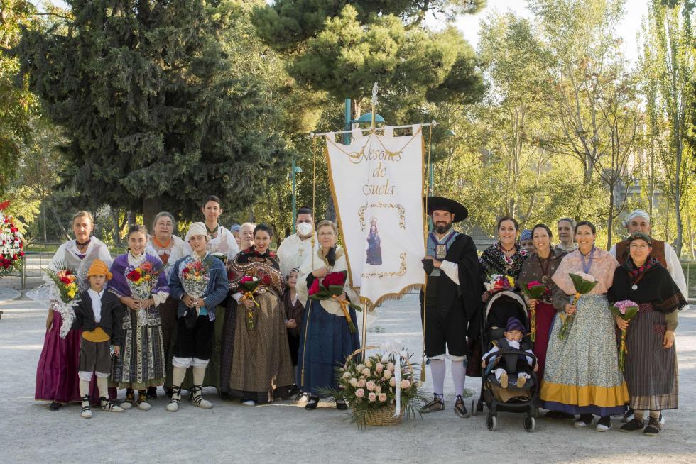 Grupos de la Ofrenda del Pilar 2021. Grupo Mesones de Isuela