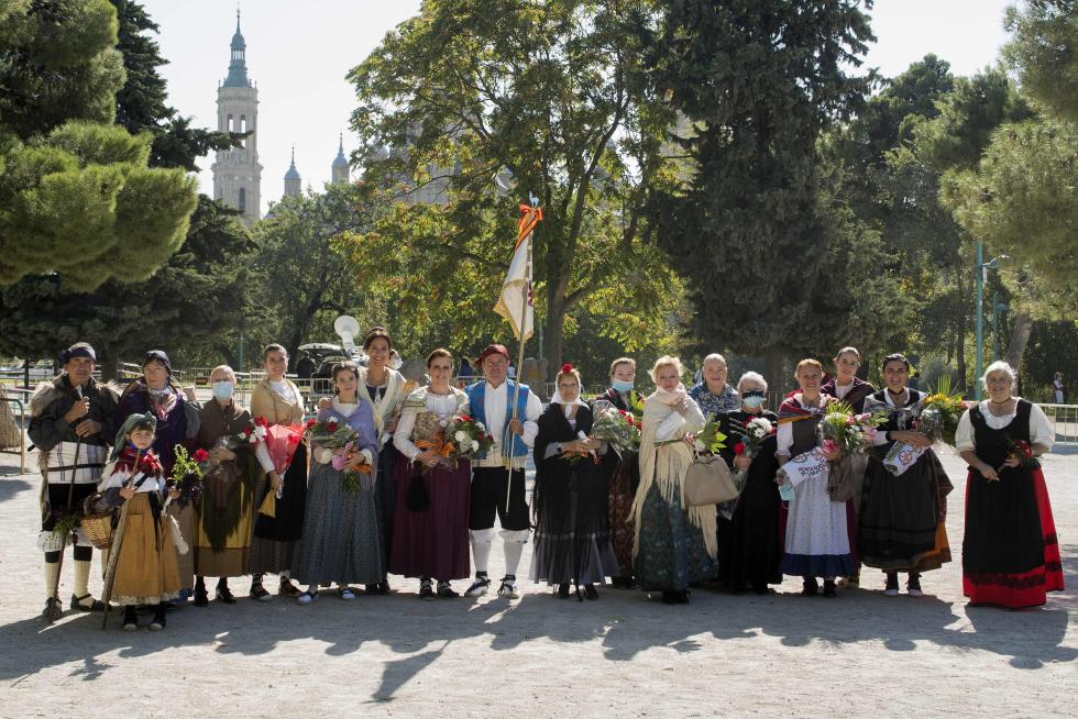 Grupos de la Ofrenda del Pilar 2021. Grupo Montañeros de Aragón
