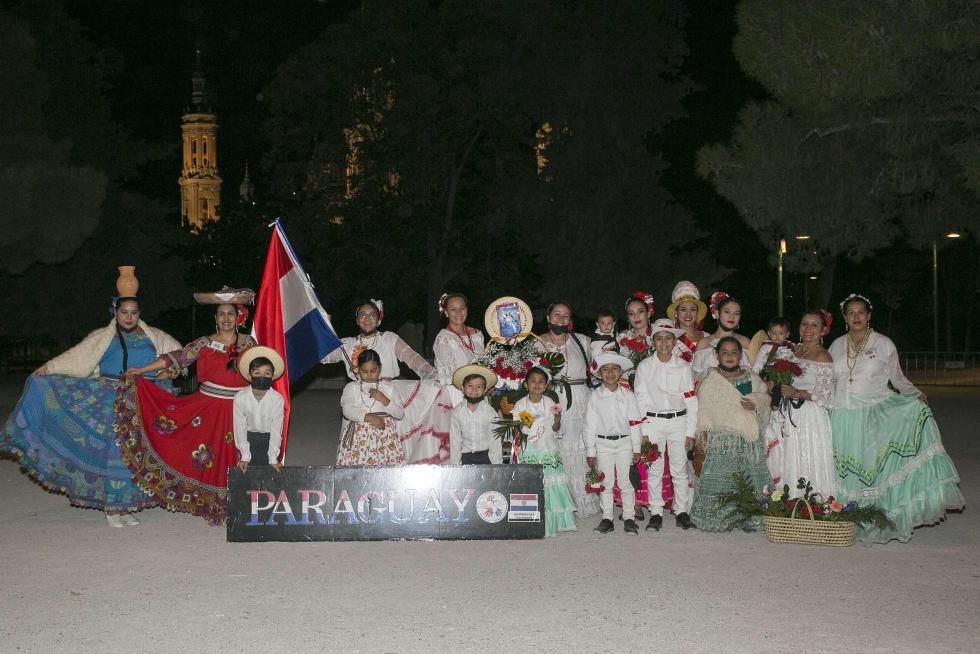 Grupos de la Ofrenda del Pilar 2021. Grupo Paraguay